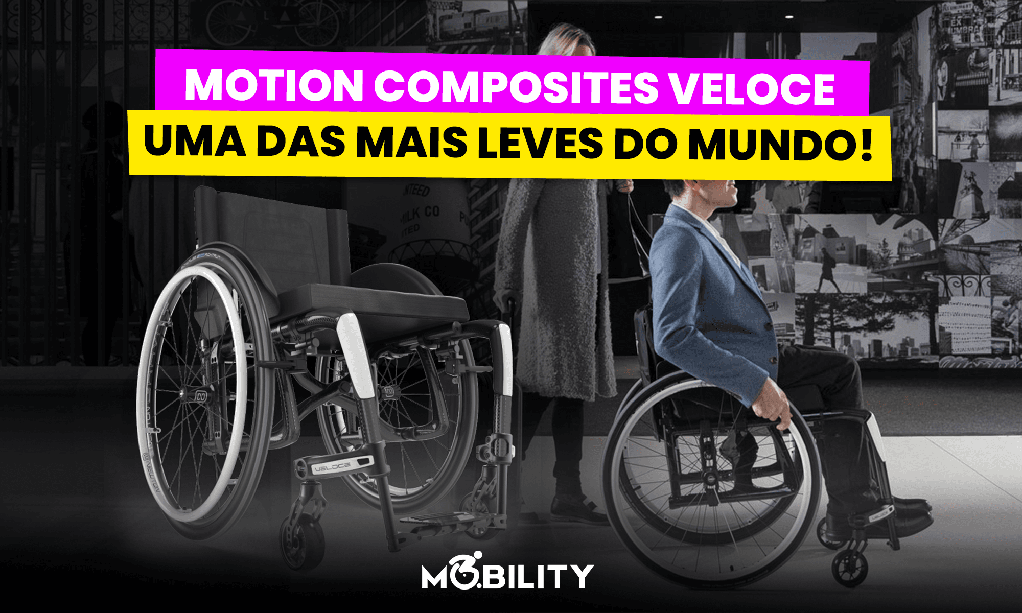 Veloce: a cadeira de rodas dobrável em carbono que você precisa conhecer