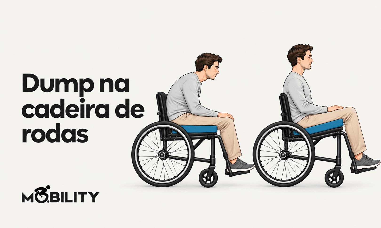 Dump na cadeira de rodas: como ajustar e o que muda no uso