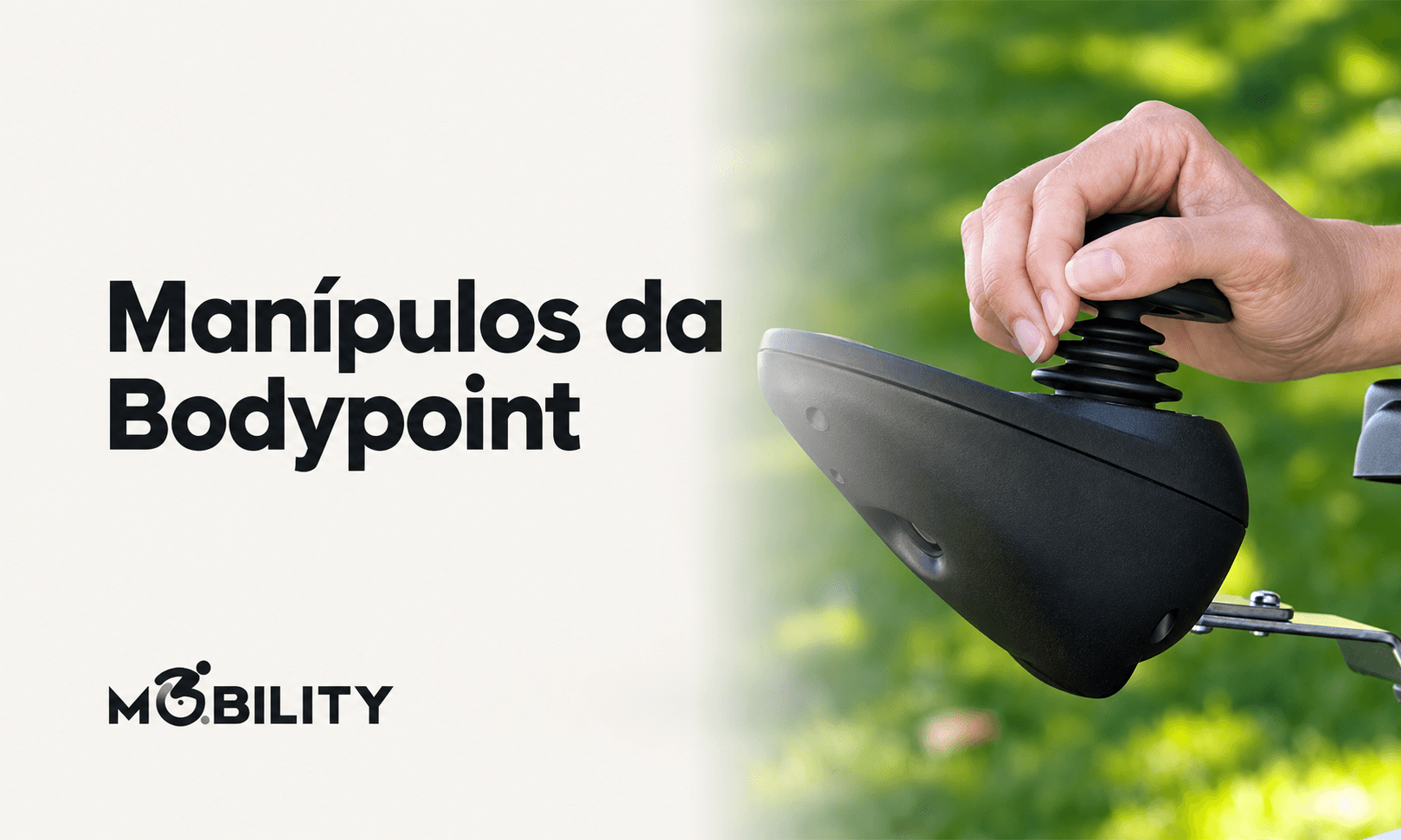 Modelos de manípulos Bodypoint para joystick de cadeira motorizada