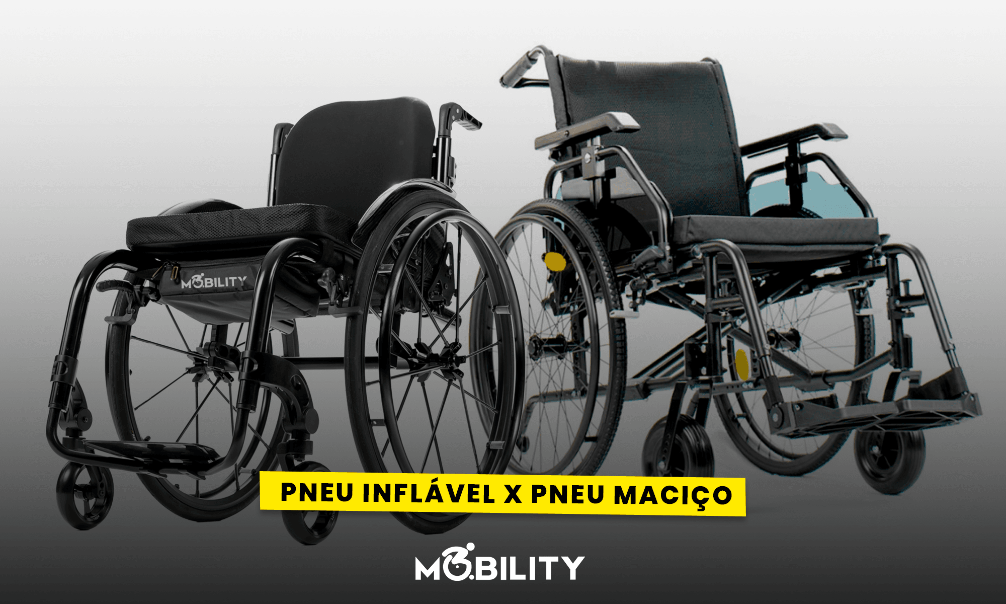 Pneu inflável ou maciço na cadeira de rodas: qual escolher?
