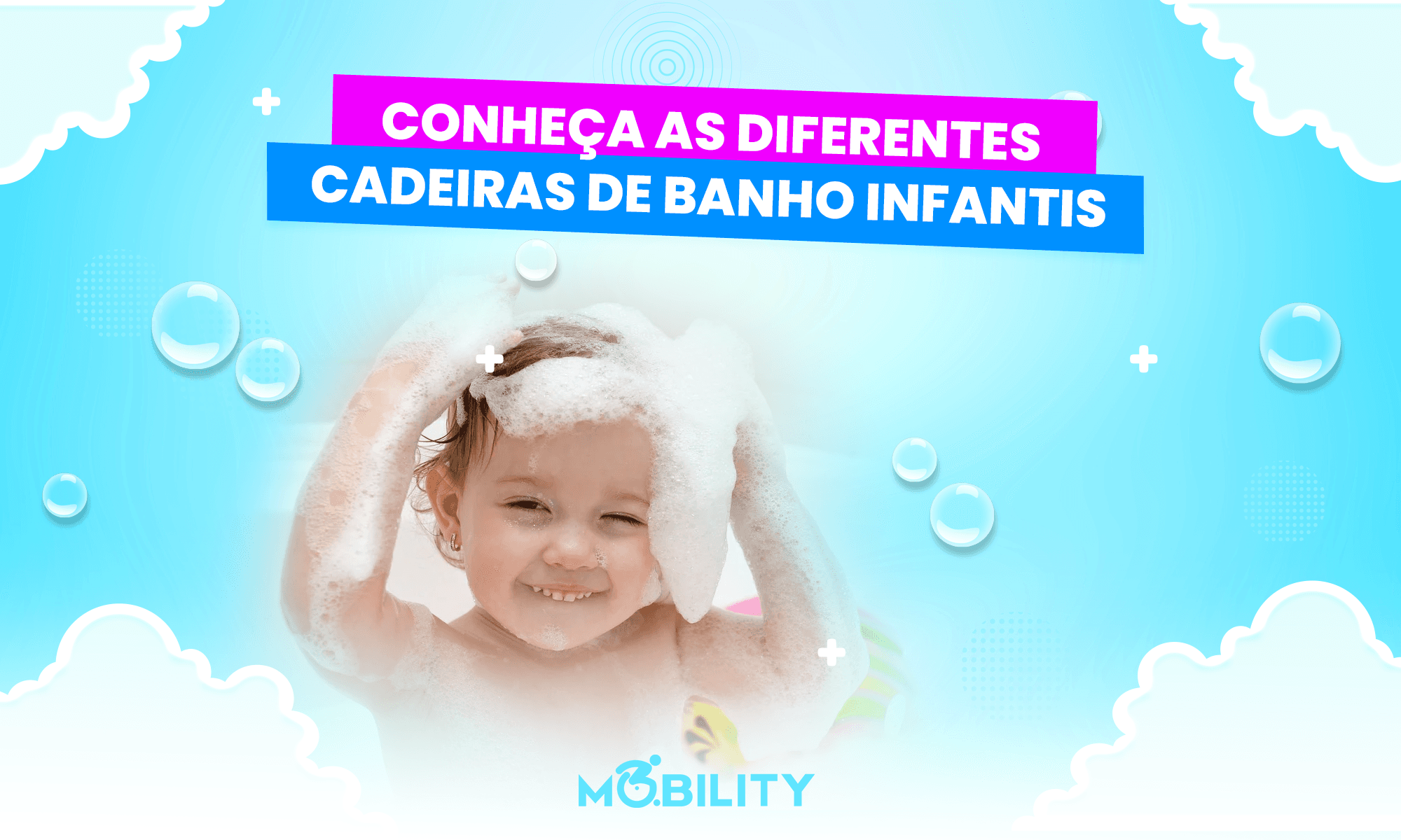 Conheça os diferentes tipos de cadeiras de banho infantis