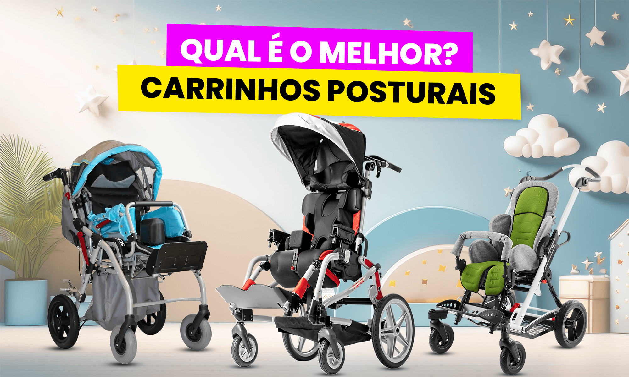 Os melhores carrinhos posturais que existem: Qual escolher?