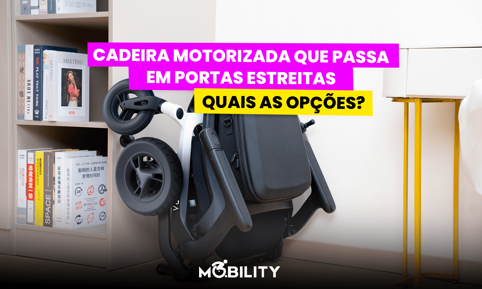 Cadeira motorizada que passa em portas estreitas: quais opções?