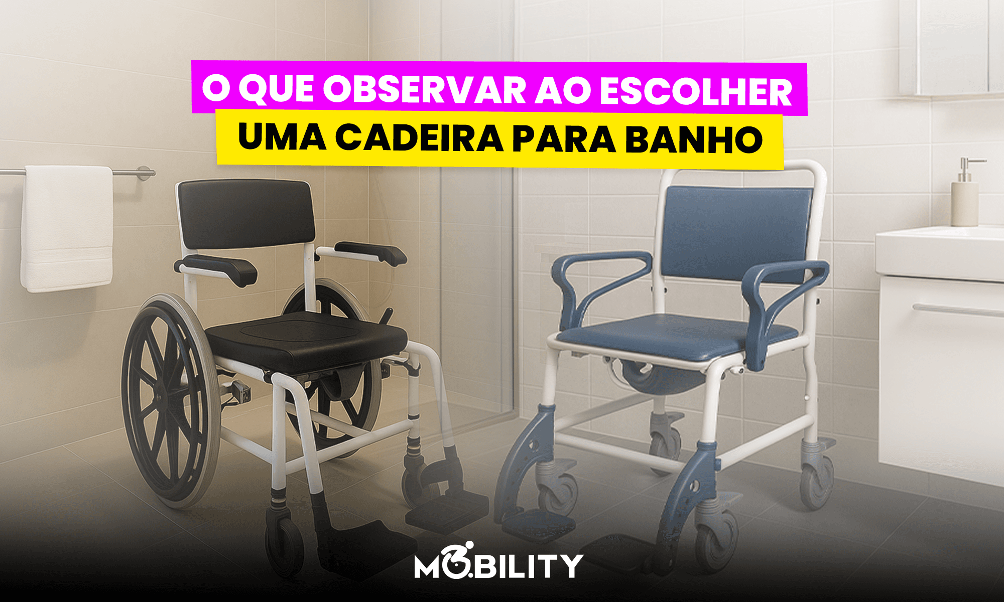 O que observar ao escolher uma cadeira de rodas para banho: guia completo