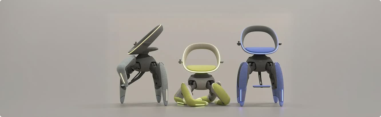 Tecnologia robótica 3 e design pensado para pessoas com mobilidade reduzida.