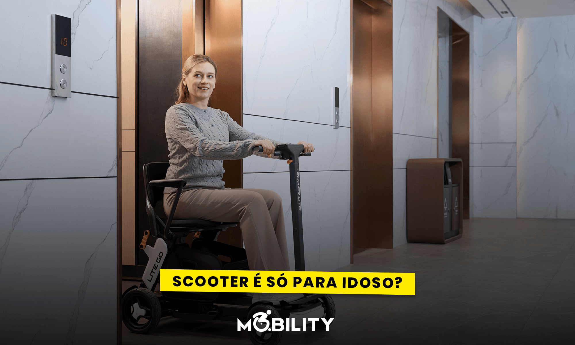 Scooter é só para idoso? Entenda quem pode se beneficiar